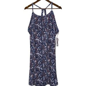 Peace & Pearl Women Floral Raceback Lined Mini Dress 1X  Cottagecore ‎ NEW